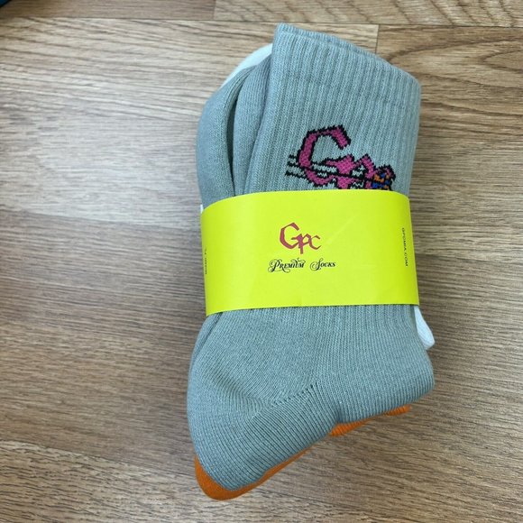 GPC Miami Streetwear Global Peace Club Package of 3 Mens Crew Socks One Size NEW - Picture 1 of 5